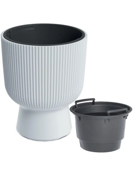 MILLY KVĚTINOVÉ JEZÍRKO NA PODSTAVCI 30CM BÍLÉ BARVY