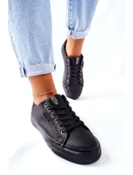 Dámské Tenisky Na Platformě BIG STAR II274345 Černé