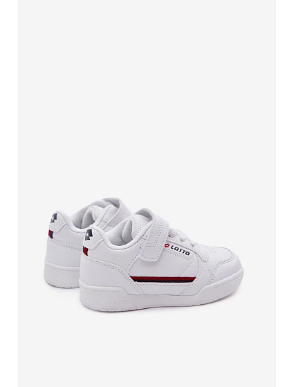 Dětské boty Sneakers na suchý zip  Bílé model 22101619 - Lotto
