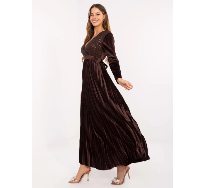 Sukienka IT SK model 21441157 ciemny brązowy - FPrice