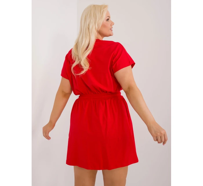 Sukienka RV SK model 19920691 czerwony - FPrice Sukienka RV SK model 19920691 czerwony - FPrice