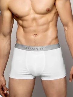Pánské sportovní boxerky z model 20070758 bavlny  bílé - Atlantic