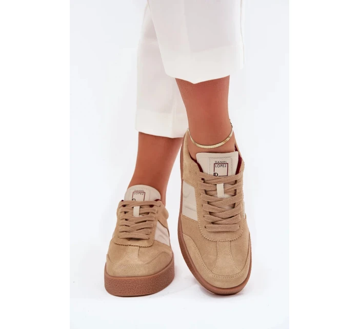 Dámské semišové tenisky Daniel Lopez Just Dare – béžové
