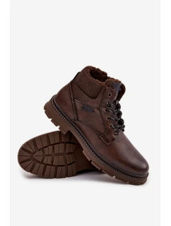 Pánské zateplené trapery Wrangler – tmavě hnědé