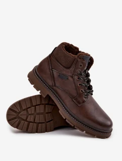 Pánské zateplené trapery Wrangler – tmavě hnědé