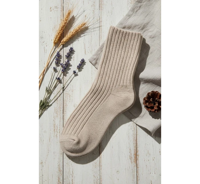 Pánské ponožky 53 beige - Skarpol