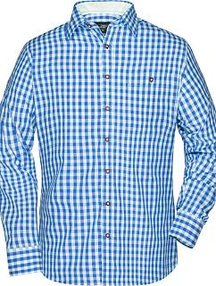 JN 638 Popelínová kostkovaná košile styl royal/white model 22487430 - Daiber