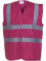 Yoko HVW 100 Hi-Vis bezpečnostní vesta 79.W100 raspberry