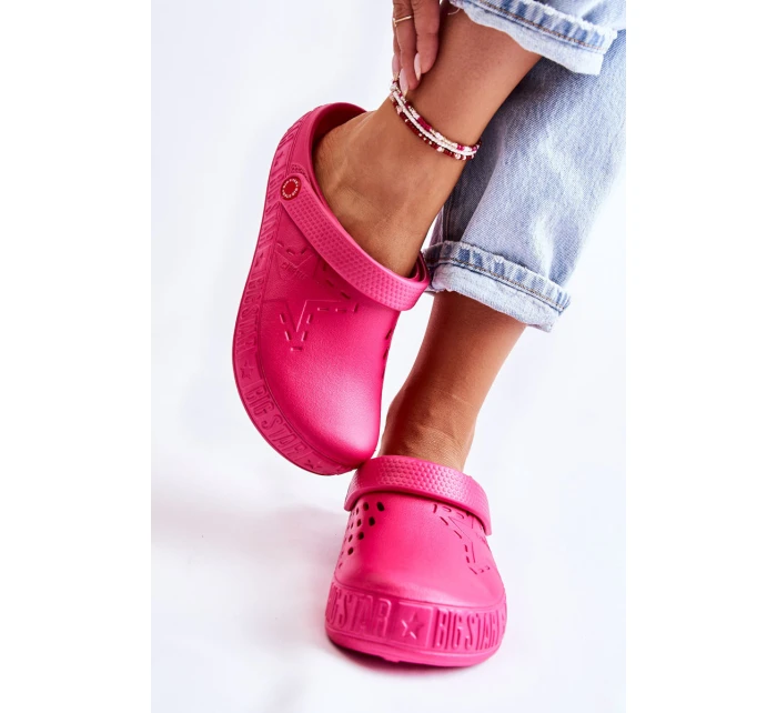 Dámské světlé pantofle Big Star II275007 fuchsie Dámské světlé pantofle Big Star II275007 fuchsie