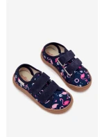 Dívčí pantofle Barefoot Plameňáci Milami Tmavě modré Saphira