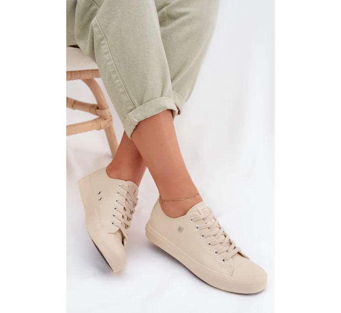 Dámské tenisky Eko kůže Big Star TT274019 Béžové