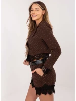 Szorty IT SN model 21799728 ciemny brązowy - FPrice Szorty IT SN model 21799728 ciemny brązowy - FPrice