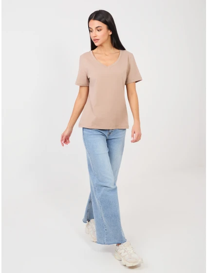 T shirt RV TS model 21888893 ciemny bezowy - FPrice