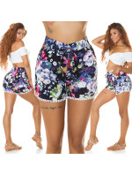 Trendy Summer Shorts with flower print