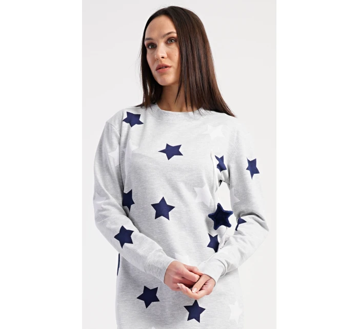 Dámské domácí šaty s dlouhým rukávem model 21417125 - Vienetta