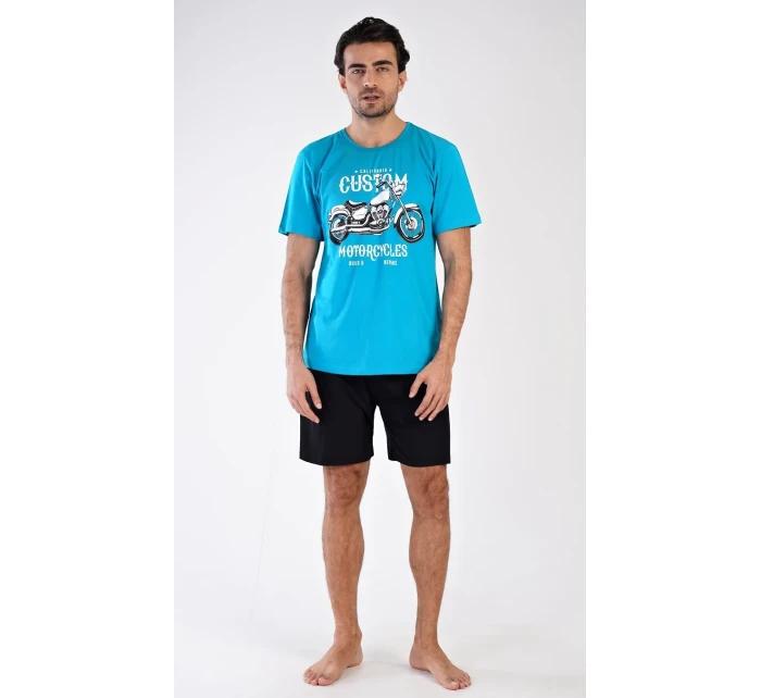 Pánské pyžamo šortky Motocykl