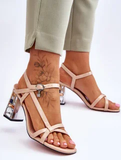 Sandály na podpatku  model 179863 Step in style