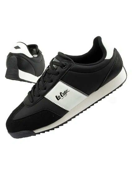 Lee Cooper sportovní boty tenisky pánské módní pohodlné černé Lee Cooper sportovní boty tenisky pánské módní pohodlné černé
