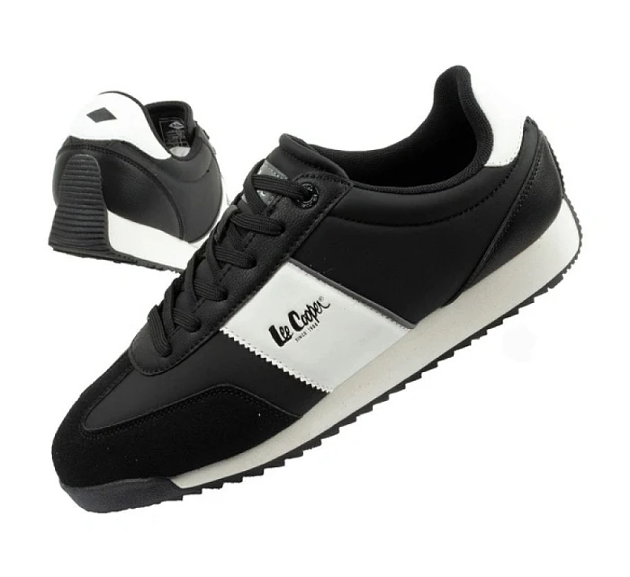 Lee Cooper sportovní boty tenisky pánské módní pohodlné černé Lee Cooper sportovní boty tenisky pánské módní pohodlné černé