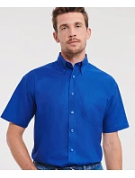 Košile Oxford s krátkým rukávem 11. bright navy model 22475433 - Russell Athletic Košile Oxford s krátkým rukávem 11. bright navy model 22475433 - Russell Athletic