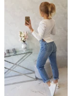 Halenka s buffovými rukávy bílá Halenka s buffovými rukávy bílá