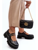 Dámské polobotky na nízkém podpatku černé model 21637810 - Boto