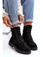 Dámské Workery Botky na Zip Černé model 21638121 - Boto Dámské Workery Botky na Zip Černé model 21638121 - Boto