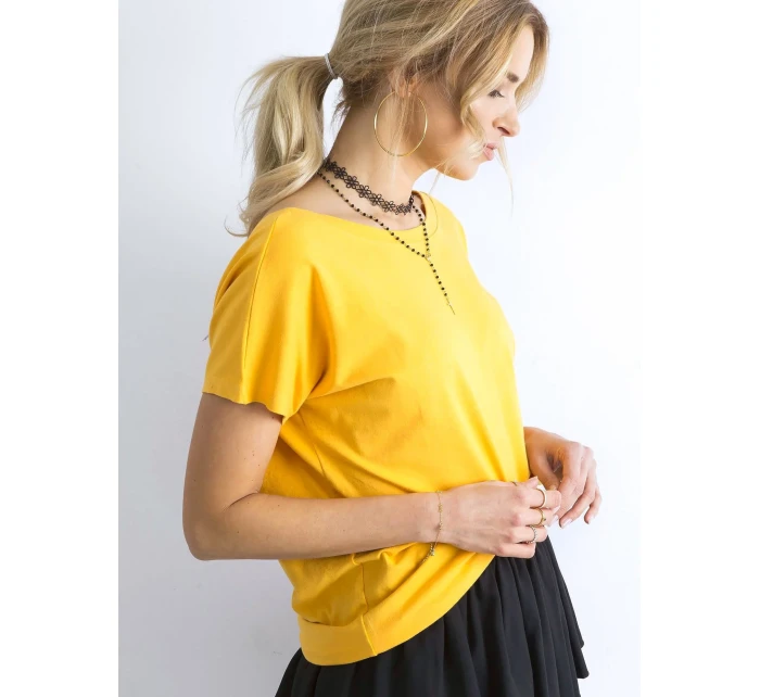 Tričko RV TS 4662.86 tmavě žlutá