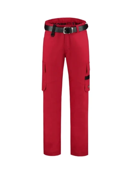 Work Pants Twill pracovní kalhoty unisex červená Work Pants Twill pracovní kalhoty unisex červená