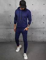 Pánské tmavě modré tepláky FashionStreet AX0691