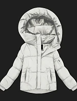 Dámská přechodná bunda oversize S'West broken white (B2003-26)