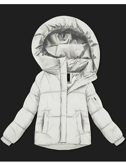 Dámská přechodná bunda oversize S'West broken white (B2003-26) Dámská přechodná bunda oversize S'West broken white (B2003-26)