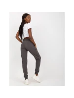 Tmavě šedé melanžové základní tepláky (B-005.05) Tmavě šedé melanžové základní tepláky (B-005.05)