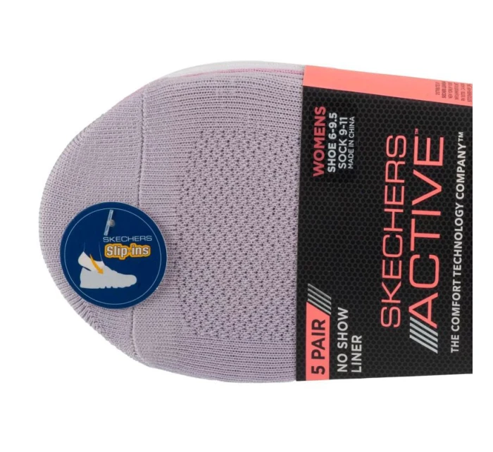 Skechers 5ks ponožek z mikrovlákna S113836-PRLV Purple 36-40 Skechers 5ks ponožek z mikrovlákna S113836-PRLV Purple 36-40