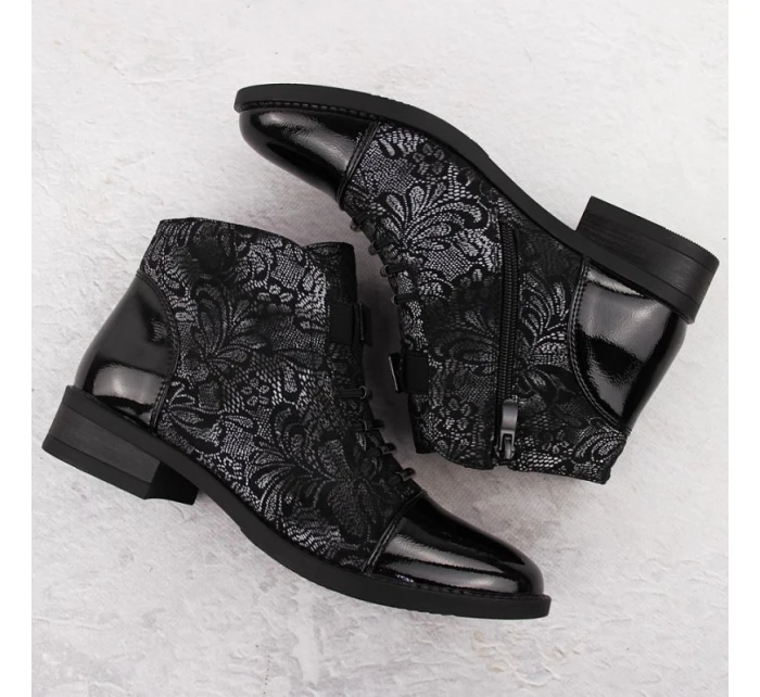 Dámské boty s černé model 22014901 - Sabatina