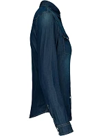 K Denim halenka s dlouhým rukávem 20.K blue model 22509896 - Kariban K Denim halenka s dlouhým rukávem 20.K blue model 22509896 - Kariban