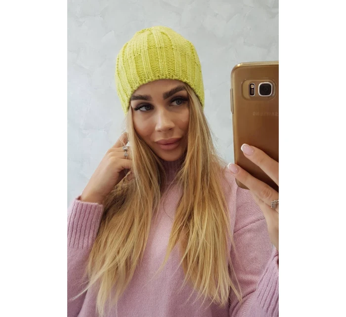 Fleecová čepice Ida model 18750147 pistácie - K-Fashion Fleecová čepice Ida model 18750147 pistácie - K-Fashion