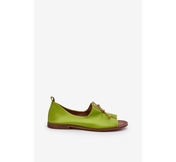 Dámské kožené baleríny model 21652455 - Zazoo Dámské kožené baleríny model 21652455 - Zazoo