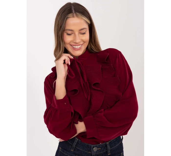 Koszula IT KS model 21786350 bordowy - FPrice