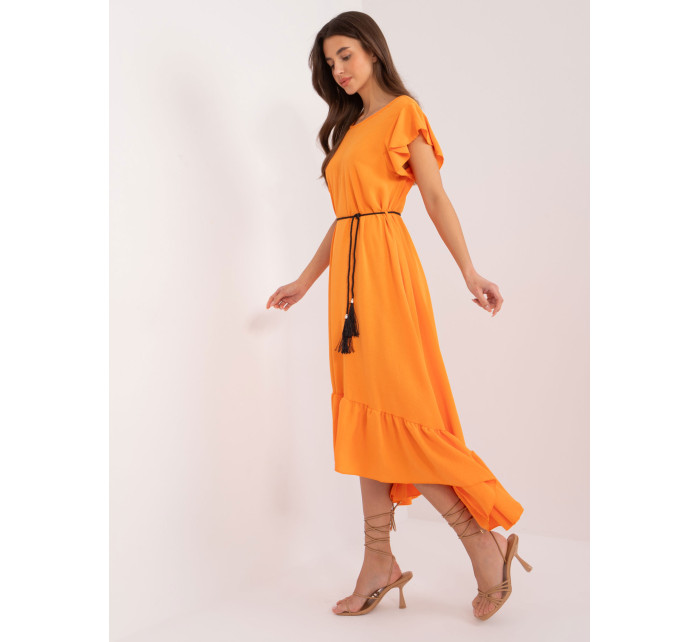 MI SK 59101 šaty.31 jasně oranžová