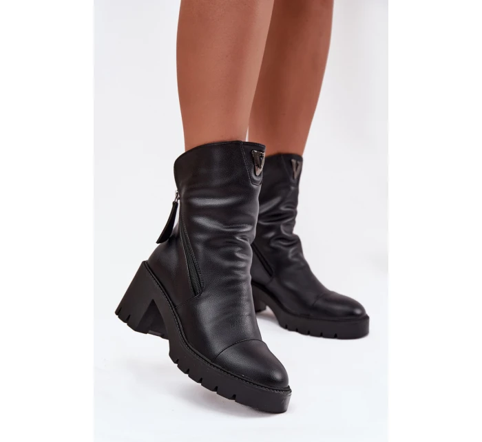 Boty na podpatku  model 218068 Step in style