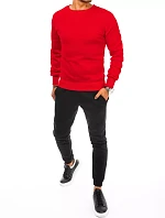 FashionStreet pánská červeno-černá tepláková souprava AX0633