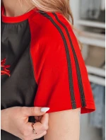 Dámské tričko s 3D efektem CEKINKA černé FashionStreet RY2865