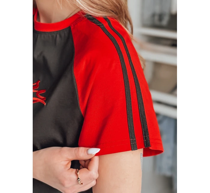 Dámské tričko s 3D efektem CEKINKA černé FashionStreet RY2865