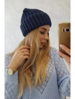 Čepice s Magda navy blue model 18751331 - K-Fashion Čepice s Magda navy blue model 18751331 - K-Fashion