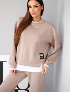 Dámský komplet s model 21808617 mikinou a fango tepláky - K-Fashion