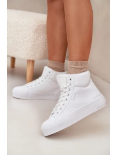 Zateplené dámské tenisky na platformě Big Star model 21705849 Bílé - Big Star Shoes
