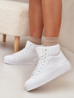 Zateplené dámské tenisky na platformě Big Star model 21705849 Bílé - Big Star Shoes