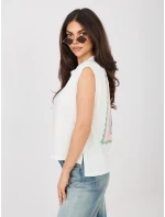 T shirt D12022M02769B biały T shirt D12022M02769B biały