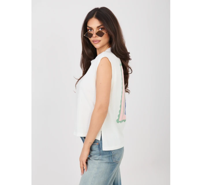 T shirt D12022M02769B biały T shirt D12022M02769B biały